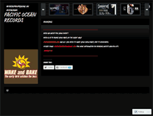 Tablet Screenshot of pacificoceanrecords.com